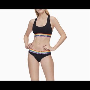 Calvin Klein Pride Bralette (Black)